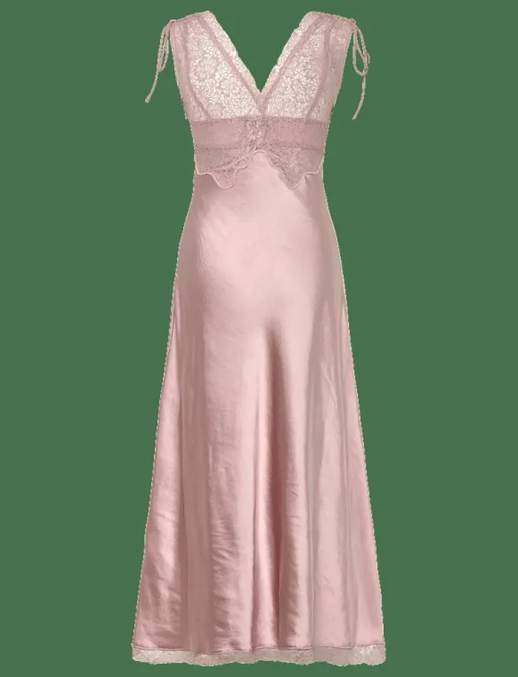 Kvinnor Mango Klänningar|Satin camisole dress - Spetsklänningar