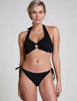 Kvinnor Hunkemöller Badkläder|SCALLOP CHEEKY T - Side tie bikinitrosor