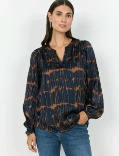 Kvinnor Soyaconcept Plus Size & Curvy|Blusar & Skjortor|SC-ARLETTE - Långärmade toppar
