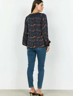 Kvinnor Soyaconcept Plus Size & Curvy|Blusar & Skjortor|SC-ARLETTE - Långärmade toppar