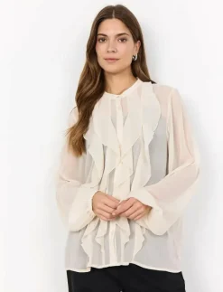 Soyaconcept SC-NAIA - Långärmade blusar|Kvinnor Plus Size & Curvy|Blusar & Skjortor