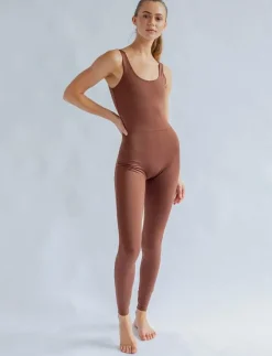 Kvinnor Girlfriend Collective Toppar & T-Shirts|Plus Size & Curvy|Scoop Back Unitard, Long - Jumpsuits & Bodies