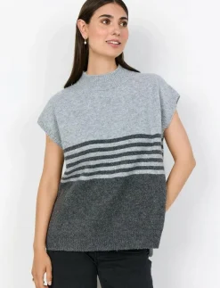 Soyaconcept SC-SELVI - Stickade västar|Kvinnor Västar