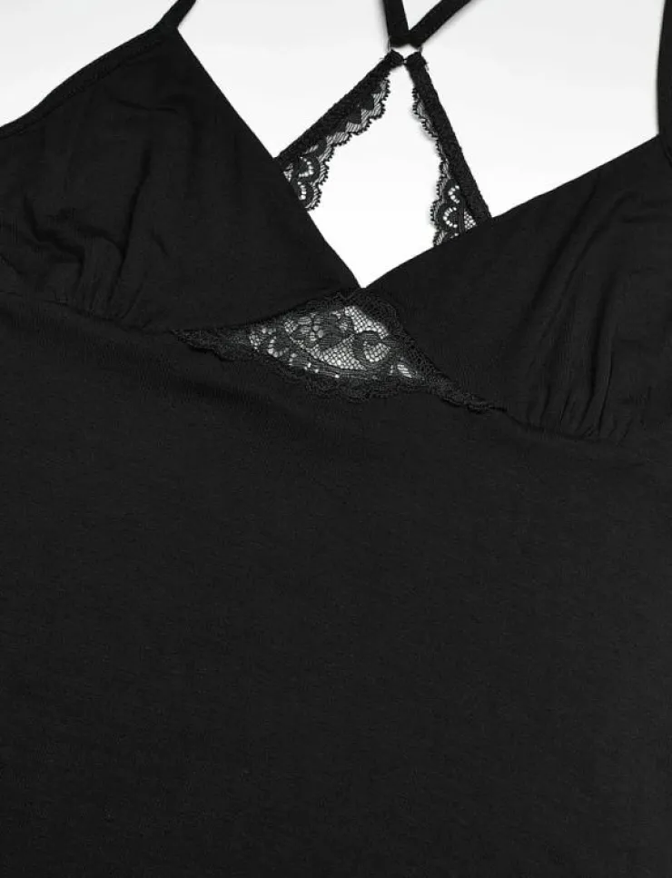 Hunkemöller SD JERSEY LACE BACK DETAIL - Nattlinnen|Kvinnor Pyjamas & Loungewear