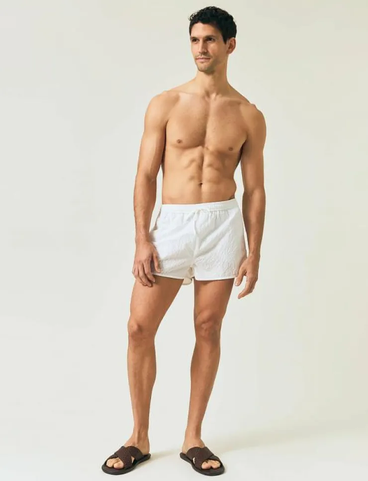 Lexington Clothing Badkläder|Seersucker Swim Shorts - Badbyxor