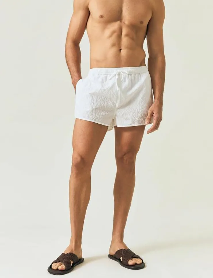 Lexington Clothing Badkläder|Seersucker Swim Shorts - Badbyxor
