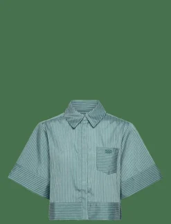 Kvinnor Malina Blusar & Skjortor|Selene Cropped shirt - Kortärmade skjortor