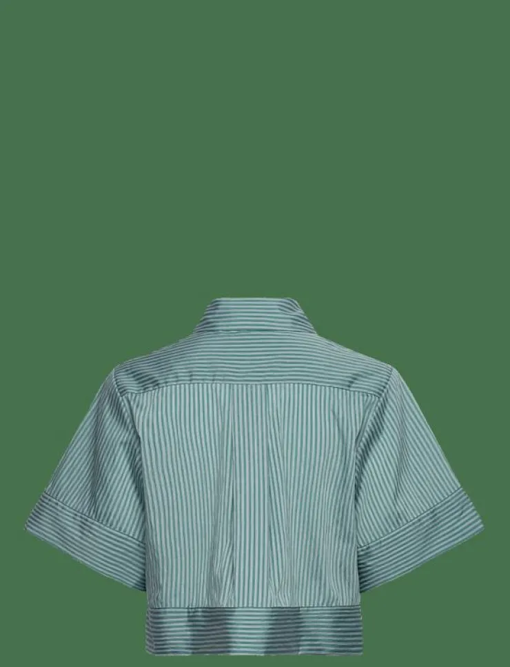 Kvinnor Malina Blusar & Skjortor|Selene Cropped shirt - Kortärmade skjortor