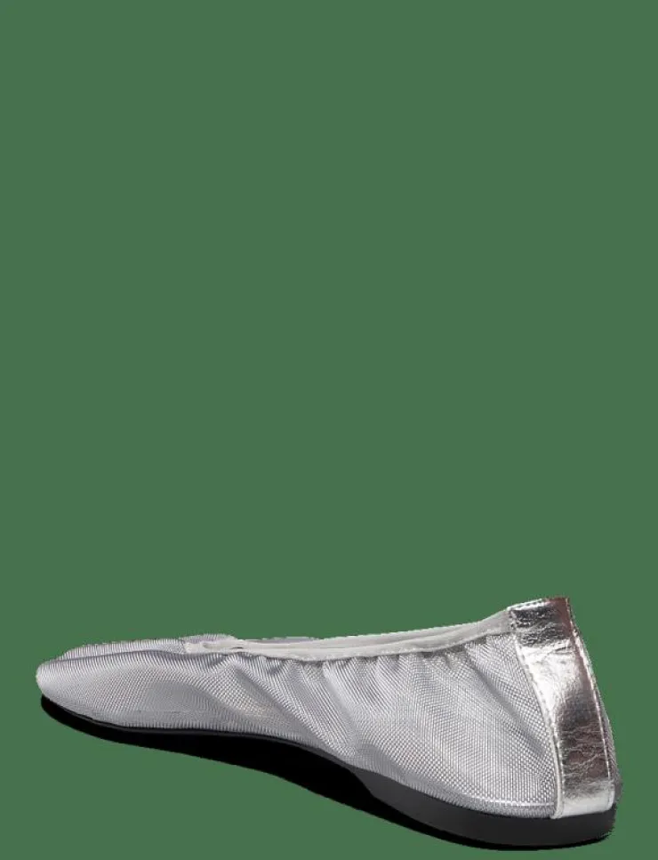 Mango Semi-transparent mesh ballet flats - Ballerinas|Kvinnor Ballerinaskor