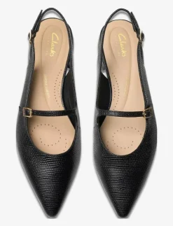 Kvinnor Clarks Slingbacks|Sensa15 Shine D - Platta slingbacks