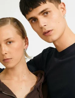 Pilgrim Smycken|SENSE hoop earrings, 2-in-1 set, silver-plated - Hoops