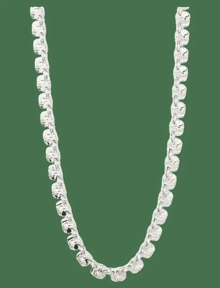 Pilgrim SENSE necklace silver-plated - Kedjehalsband| Smycken