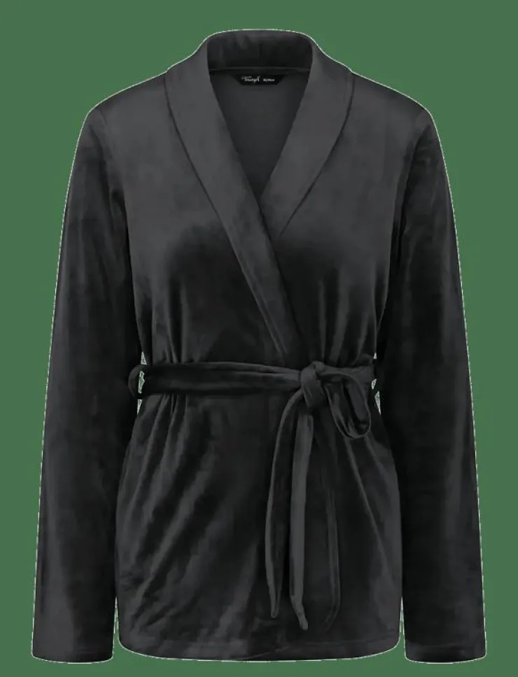 Kvinnor Triumph Morgonrockar|Morgonrockar|Sensual Velour Robe Top 01 - Morgonrock