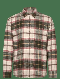 Abercrombie & Fitch SEP5 LS SLUB FLANNEL PLAID - Flanellskjortor| Overshirts