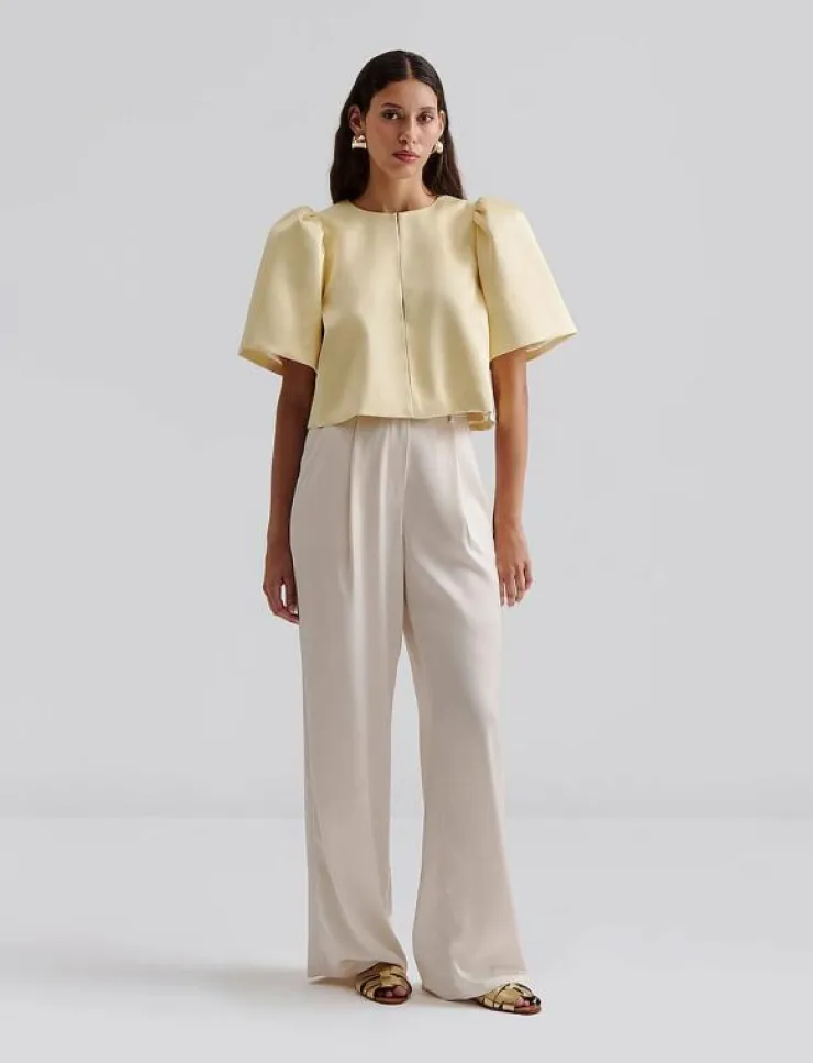 Malina Serena short sleeve wrap blouse - Kortärmade blusar|Kvinnor Blusar & Skjortor