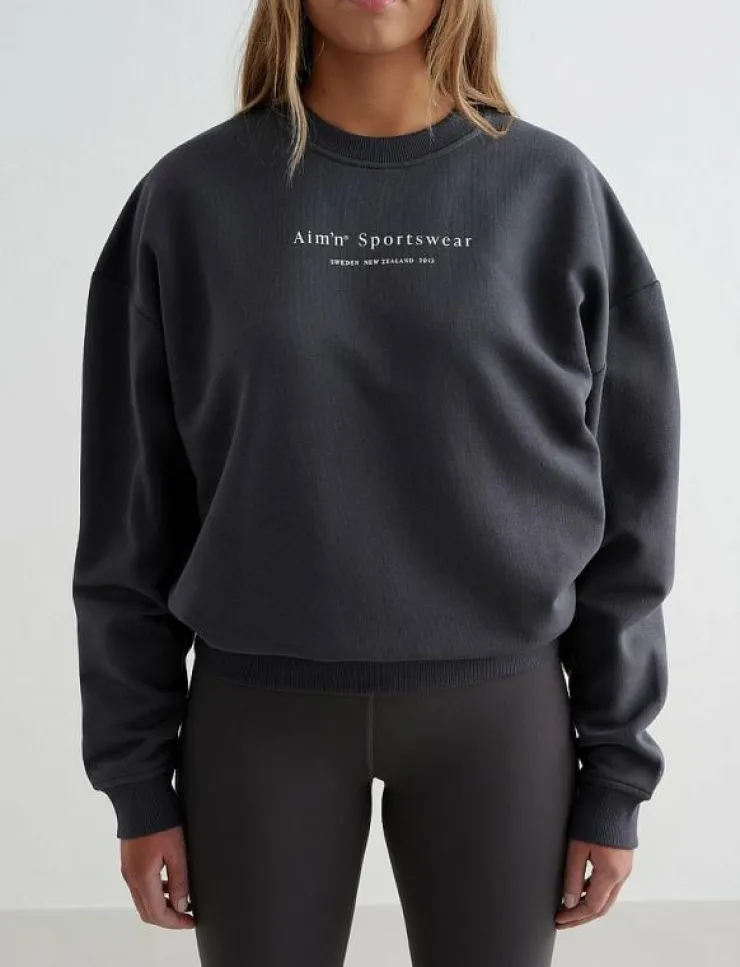 Kvinnor aim´n Sweatshirts|Serif Sweatshirt - Sweatshirts