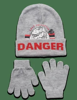Barn Sun City Jurassic Park Mössor|Vinteraccessoarer|SET CAP + GLOOVES - Vantar