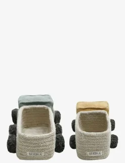 Lorena Canals Set of mini baskets Truck - Mjuka leksaker|Barn Gosedjur