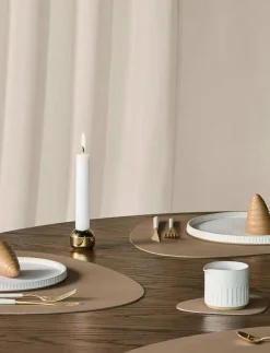 LIND DNA Textilier|4-Set Table Mat Curve Nupo - Servering