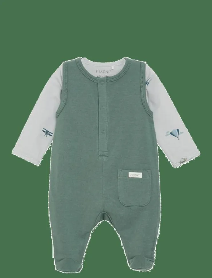 Barn Fixoni Set|Set w. Body and Romper Sweat - Set med body
