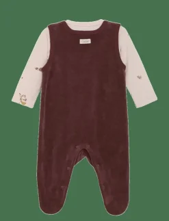 Fixoni Set w. Body and Velour Romper - Set med body|Barn Set