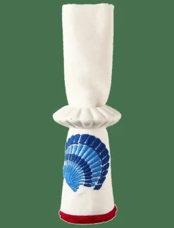 Lexington Home Shell Embroidered Linen/Cotton Napkin - Tygservetter| Kökstextilier|Textilier