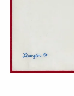 Lexington Home Shell Embroidered Linen/Cotton Napkin - Tygservetter| Kökstextilier|Textilier