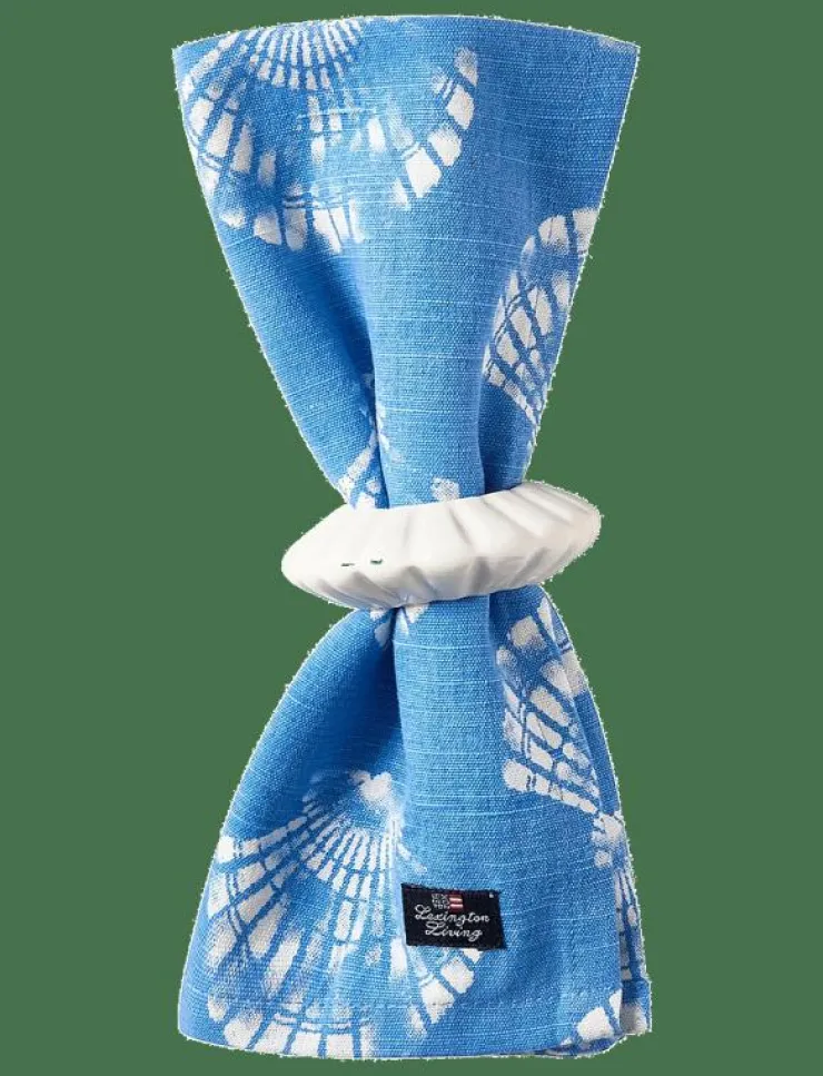Lexington Home Kökstextilier|Textilier|Shell Printed Organic Cotton Napkin - Tygservetter