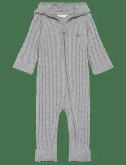 GANT SHIELD COTTON CABLE ONE PIECE - Långärmad bodysuit|Barn Bodysuits