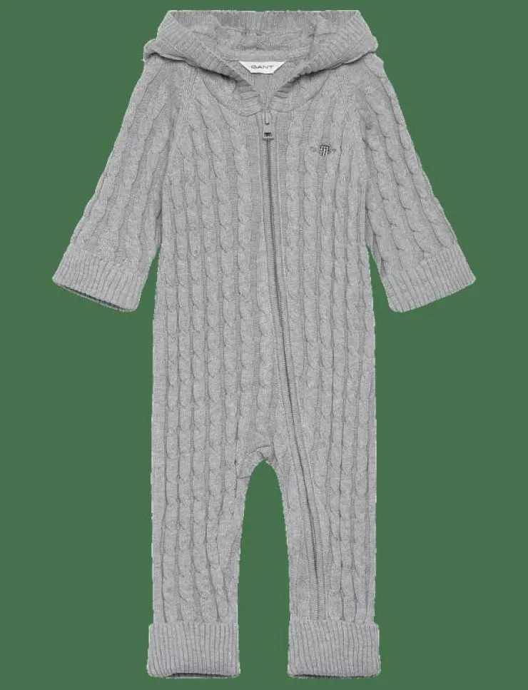 GANT SHIELD COTTON CABLE ONE PIECE - Långärmad bodysuit|Barn Bodysuits
