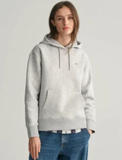 Kvinnor GANT Kläder|SHIELD HOODIE - Huvtröjor