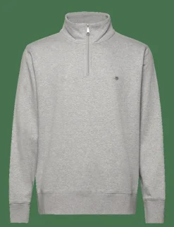 GANT Sweatshirts & Huvtröjor|SHIELD LOGO HALF ZIP SWEAT - Sweatshirts