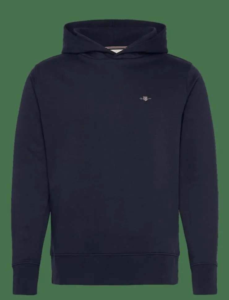 GANT SHIELD LOGO HOODIE - Hoodies| Sweatshirts & Huvtröjor