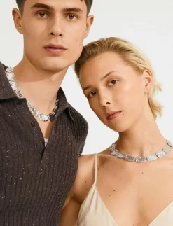 Pilgrim Smycken|SHIFT necklace silver-plated - Statementhalsband