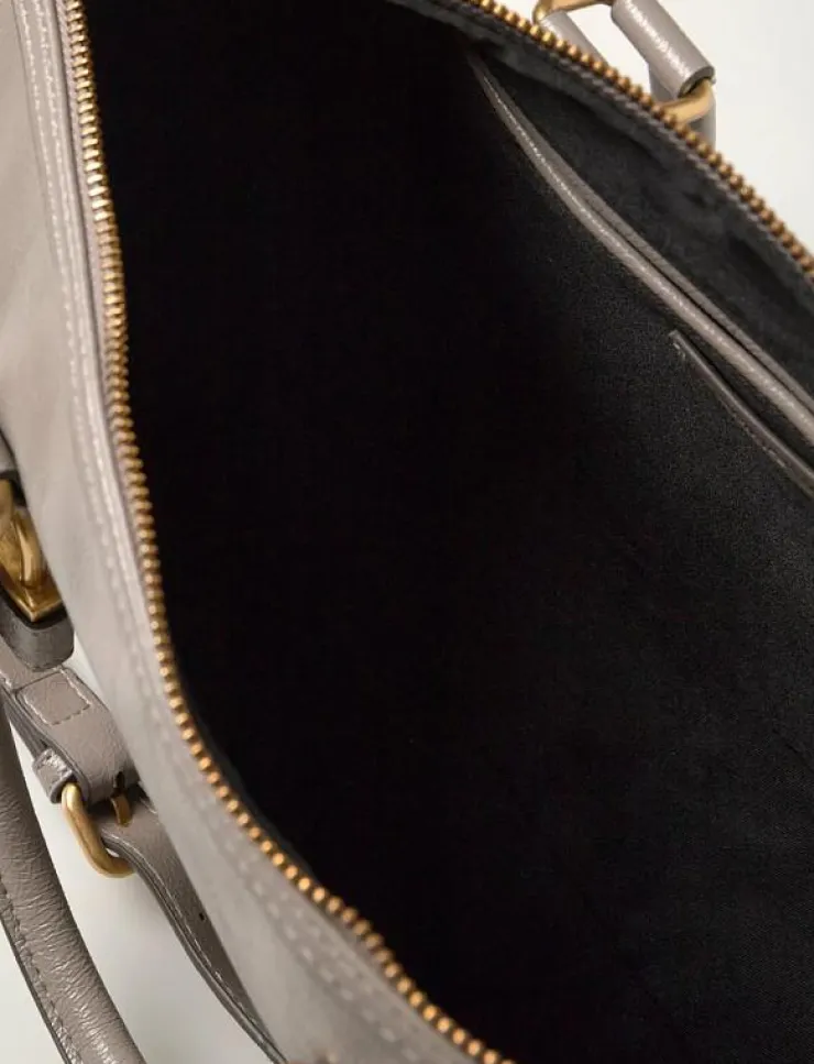 Kvinnor Mango Handväskor|Shiny handbag with handles - Handväskor