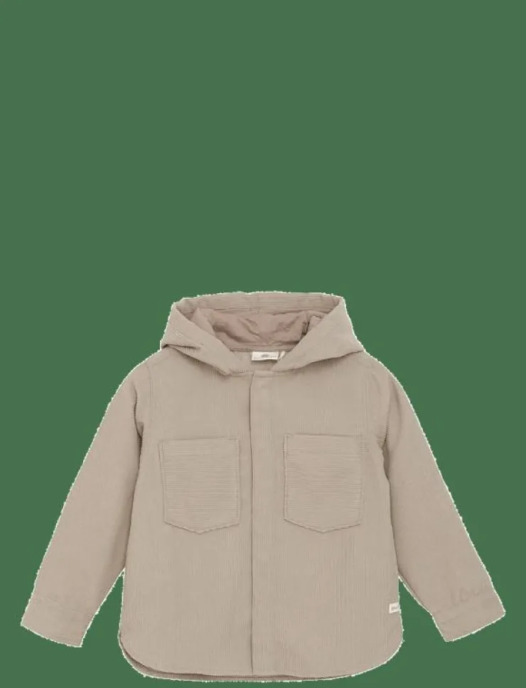 Barn En Fant Jackor|Shirt w. Hood Corduroy - Jacka