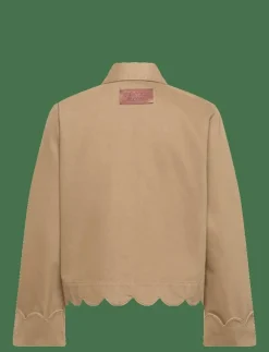 Stella Nova Shirt with Scallop Edge - Tunna jackor|Kvinnor Jackor & Kappor