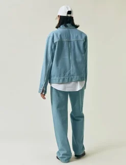 Kvinnor Lexington Clothing Jackor & Kappor|Short Denim Jacket - Jeansjackor
