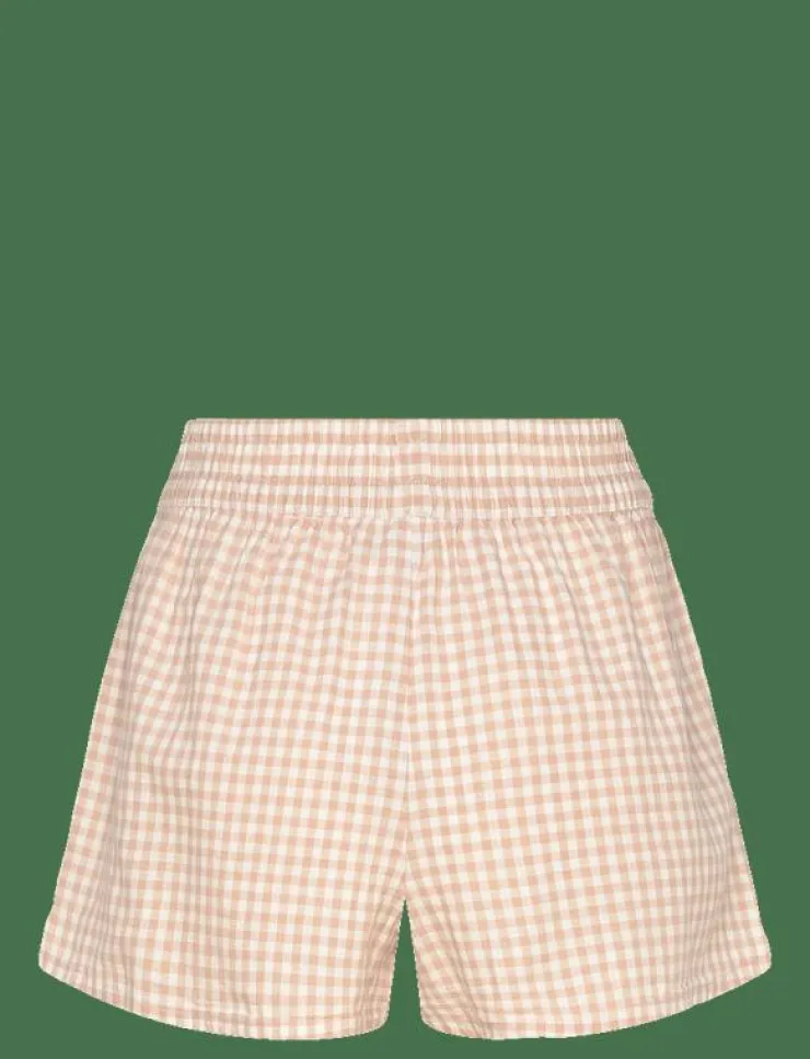 Kvinnor Hunkemöller Pyjamas & Loungewear|Short Linen Check - Shorts