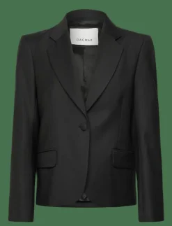 Kvinnor House Of Dagmar Kavajer|SHORT PLEATED BLAZER - Enkelknäppta kavajer