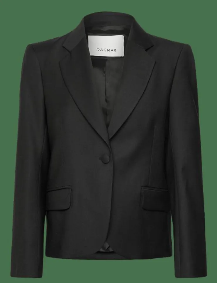 Kvinnor House Of Dagmar Kavajer|SHORT PLEATED BLAZER - Enkelknäppta kavajer