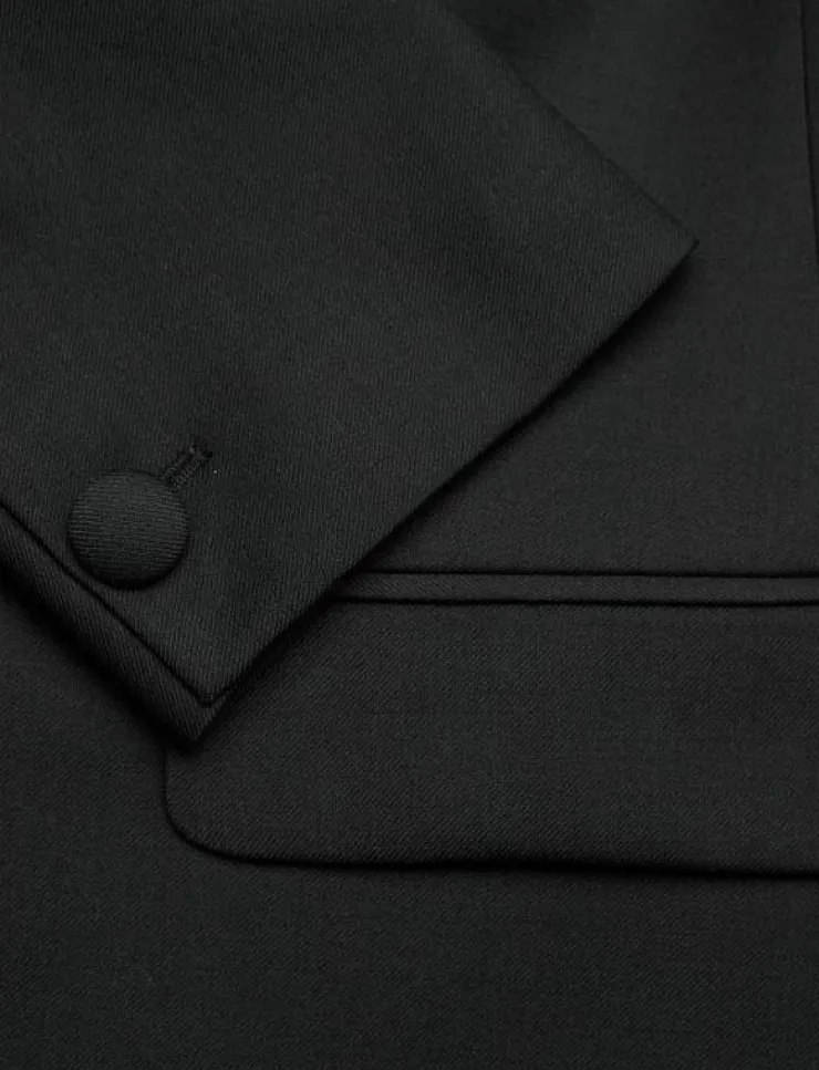 Kvinnor House Of Dagmar Kavajer|SHORT PLEATED BLAZER - Enkelknäppta kavajer