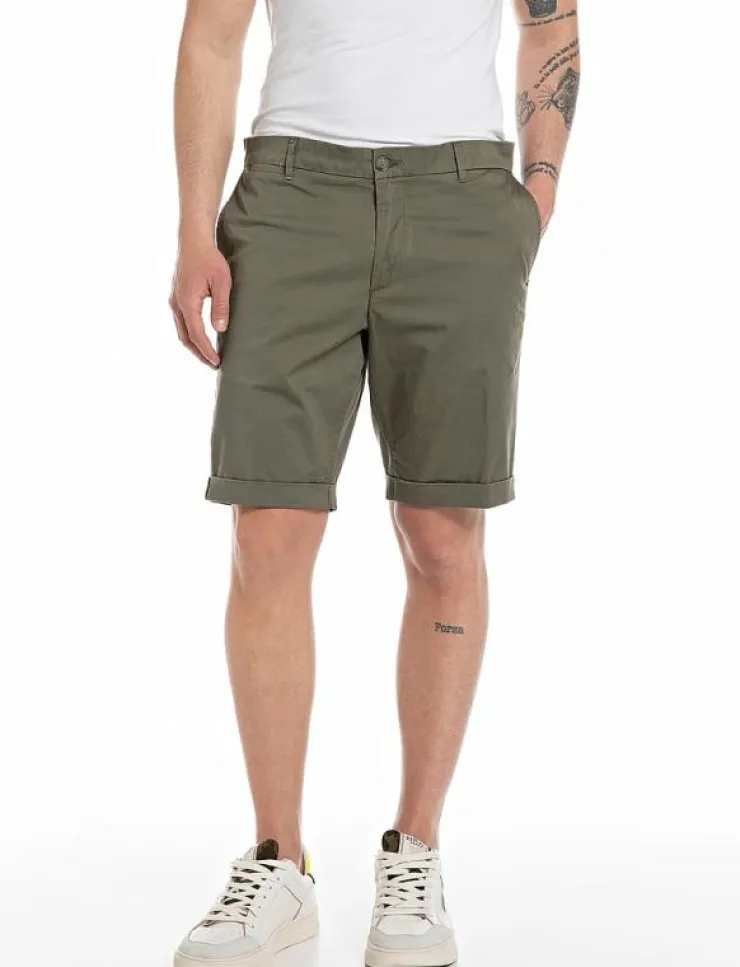 Replay Shorts SLIM - Chinos shorts| Shorts