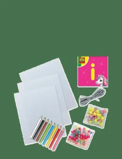 Barn SES Creative Rita & Pyssla|Shrink Film - Unicorn Charm Bracelets - Smycken & accessoarer