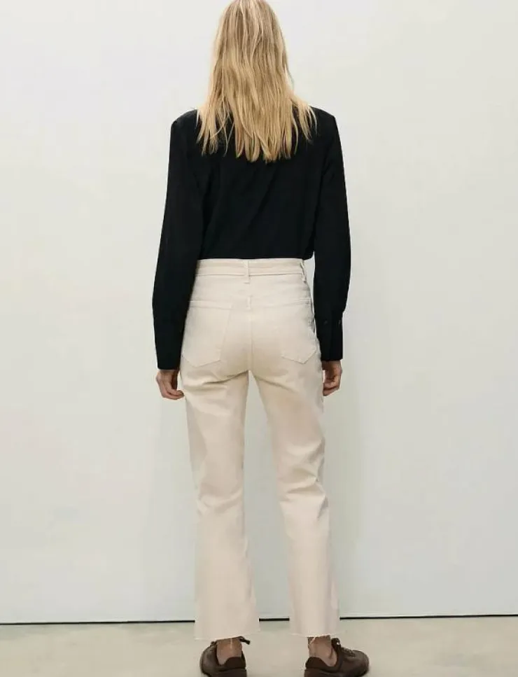 Mango Sienna flared cropped jeans - Utsvängda jeans|Kvinnor Plus Size & Curvy|Denimkläder