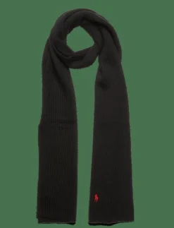 Polo Ralph Lauren Signature Pony Wool Scarf - Halsdukar| Sjalar & Halsdukar