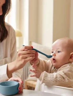 Barn Everyday Baby Mata|Silicone Baby Spoon - Serveringsset