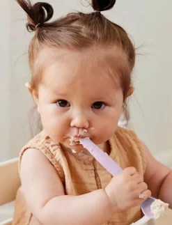 Barn Everyday Baby Mata|Silicone Baby Spoon - Serveringsset