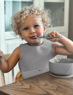 Barn Everyday Baby Mata|Silicone Bib with belts - Haklappar