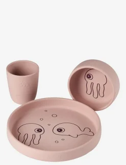 Done by Deer Silicone dinner set Sea friends - Serveringsset|Barn Mata